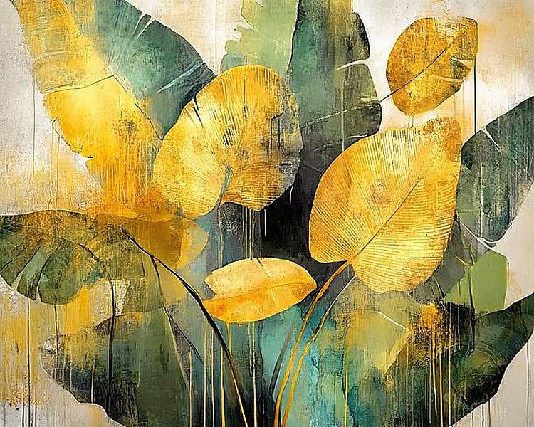 Feuille d'or par Art Merveilleux