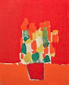 Nicolas de Staël - Rote Blumen (1952)