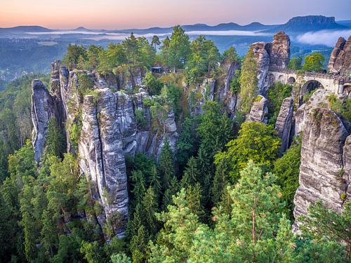 Kasteel Neurathen, Basteibrug en Lilienstein