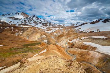 Kerlingarfjöll een bergketen in IJsland van Menno Schaefer