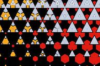 abstracte geometrische achtergrond met grafische elementen van Ariadna de Raadt-Goldberg thumbnail