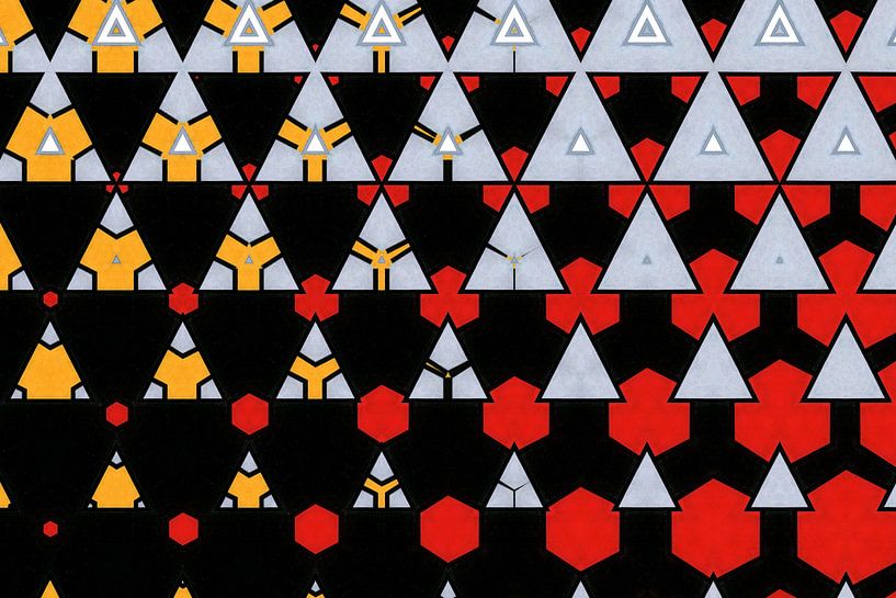 abstracte geometrische achtergrond met grafische elementen van Ariadna de Raadt-Goldberg