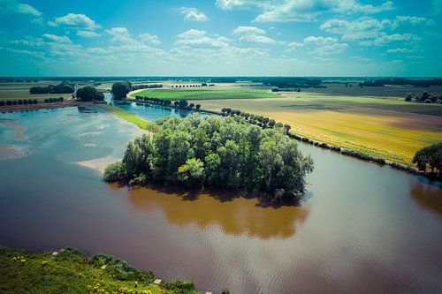 Eiland in het meer