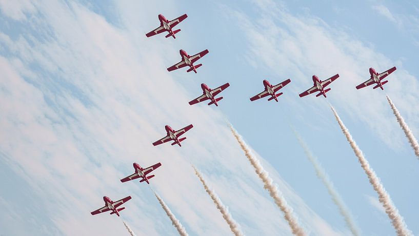 Canadian Armed Forces Snowbirds. by Jaap van den Berg