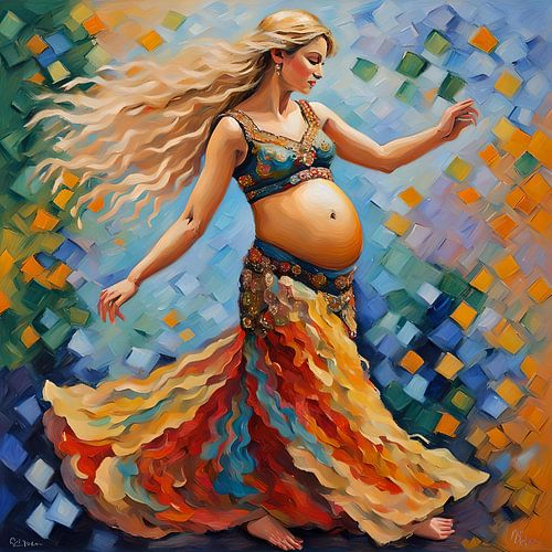 Zwanger op blote voeten