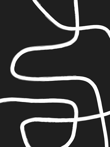 Black & White Lines No. 2