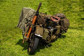 Military Harley Davidson ww2 by Brian Morgan