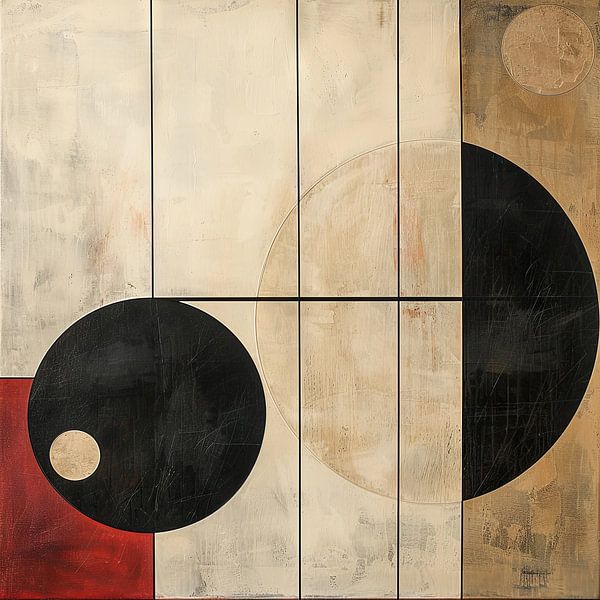 Geometrie - Abstract kunstwerk van Poster Art Shop