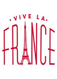 Vive la France Eiffel-poster