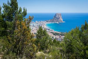Le Peñón de Ifach, Calpe et la Méditerranée