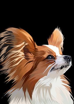 papillon vector by IHSANUDDIN .