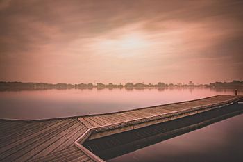 Sonnenaufgang im Nebel.