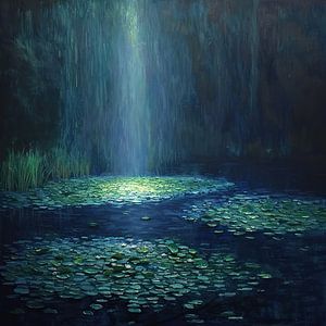 Landschaft Monet-Stil | Landschaftsmalerei