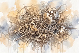 Gear mechanisms in abstraction