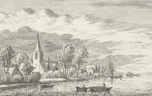 Abraham Rademaker, Gezicht op Krimpen aan de Lek, 1632