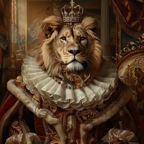 Royal lion by Poster Art Shop