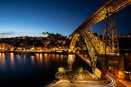 Bridge Luis 1.over the river Douro, Porto, Portugal by Winne Köhn