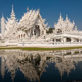 White Temple  Witte Tempel. Thailand van Coby