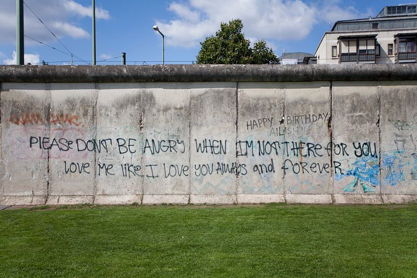 The Berlin wall by Kees van Dun