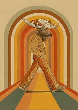 Élan rétro sur le podium en pantalon à pattes d'éléphant sur HyggeHavn