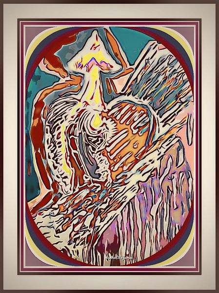 Heart in Seasonal Glow by Aretha James