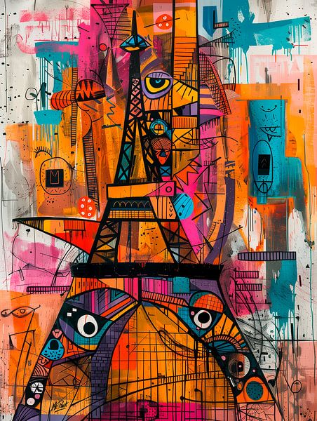 Parijs bij nacht van Mr Pink (Nicolas PONSY)