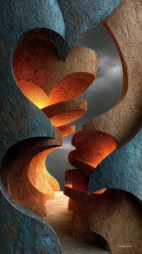 abstracte vormen en texturen