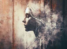 Portrait Banksy Style by Wonderful Art