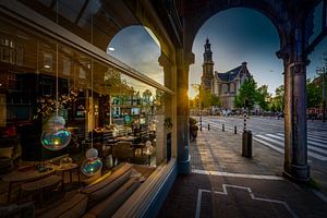 De Westerkerk in Amsterdam van Rene Siebring