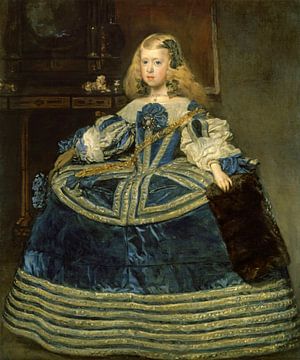 Infanta Margarita Teresa in een blauwe jurk, Diego Velázquez