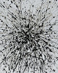Monochroom - Inspiratie Jackson Pollock