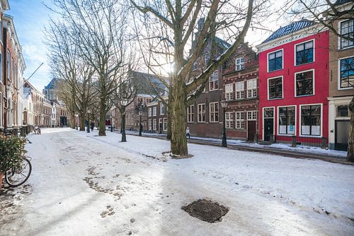 Maison rouge, Hooglandse Kerkgracht, Leyde.