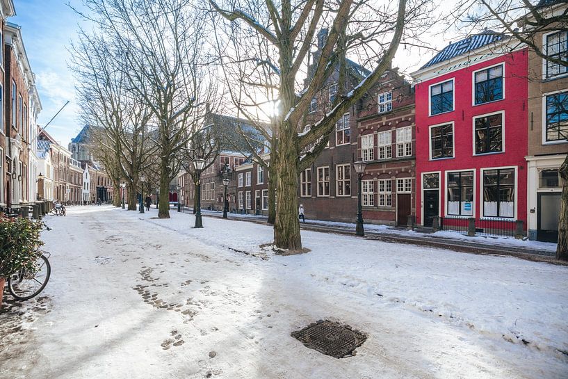 Maison rouge, Hooglandse Kerkgracht, Leyde. par Jordy Kortekaas