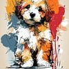 Illustratie van puppy's van ARTemberaubend