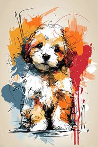 Hundewelpen-Illustration