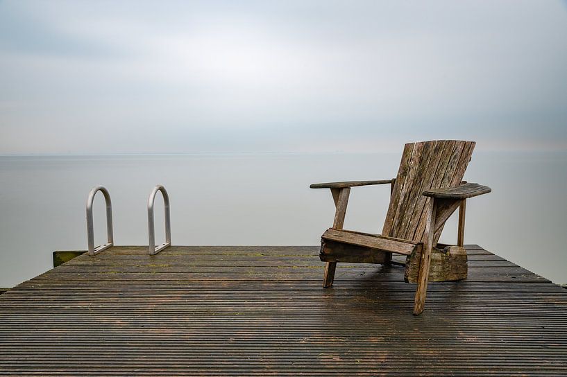 Chaise sur l'échafaud par Mark Bolijn