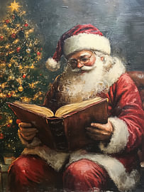 Santa Reading Christmas Stories