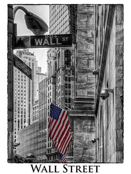 Wall Street New York by Carina Buchspies