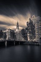 Kloveniersburgwal met uitzicht op de Zuiderkerk