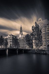 Kloveniersburgwal met uitzicht op de Zuiderkerk