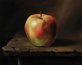 Apfelstilleben nach altmeisterlicher Art