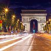 Champs-Élysées with Arc de Triomphe Paris by Patrick Lohmüller