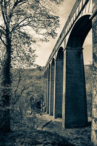 Pontcysyllte Aquädukt im Vintage-Look
