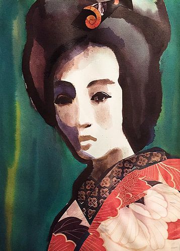 Kimono à plumes