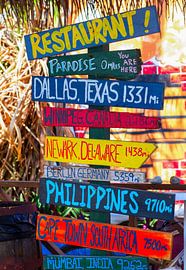 Bunte Pfeilzeiger mit verschiedenen Richtungen von Yevgen Belich