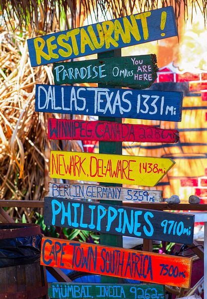 Colorful arrow pointers with different direction by Yevgen Belich