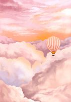In de wolken