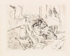 Max Beckmann - Liebespaar I (1916)