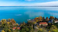 Balatonmeer gezien vanaf Tihany (Hongarije) van Jessica Lokker thumbnail