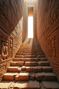 Fantasy Pharao Art Wandbild: INITIUM – Der geheime Eingang in die Pyramide